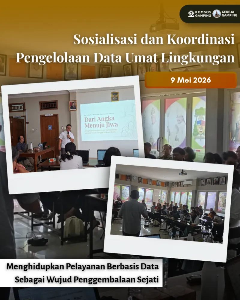 Sosialisasi dan Koordinasi Pengelolaan Data Umat Lingkungan